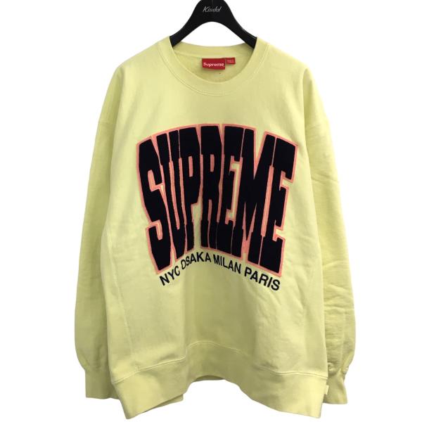 【値下げ】SUPREME 2021AW「Cities Arc Crewneck」スウェット