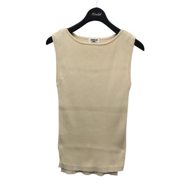 オーラリー ロンハーマン 別注 ギザボートネックタンクトップ