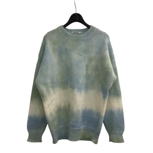 AURALEE オーラリー スーパーキッドモヘア タイダイニット ウール　4 AURALEE オーラリー スーパーキッドモヘア タイダイニット