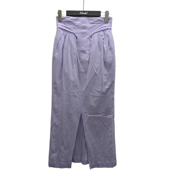 値下げ】mame kurogouchi 22SS Crepe Hole High Waisted Skirt ハイ