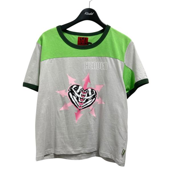 値下げ】Heaven by Marc Jacobs HEART PANEL BABY TEE パネルTシャツ