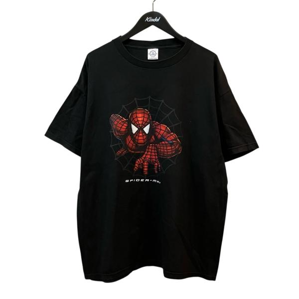 vintage SPIDER-MAN スパイダーマン Tシャツ ブラック VINTAGE 【値下げ】VINTAGE スパイダーマンTシャツ ブラック サイズ