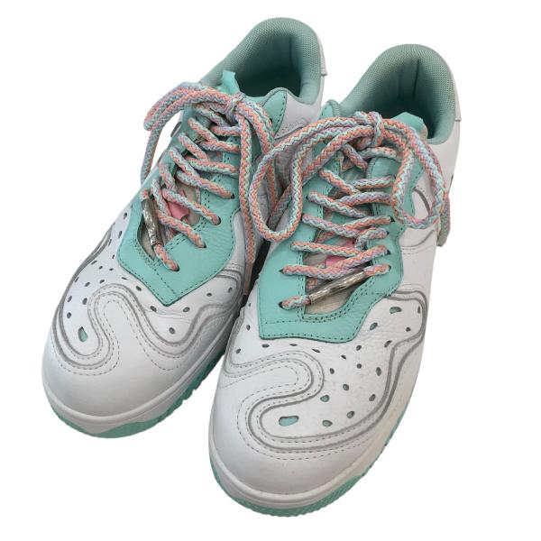 MSCHF（ミスチーフ） ローカットスニーカー ホワイト×ミント サイズ