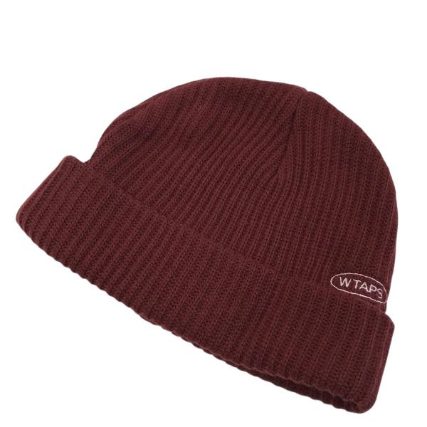 WTAPS（ダブルタップス） ニットキャップ 232MADTHT05 バーガンディー