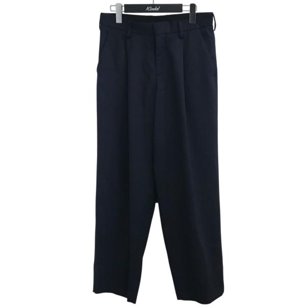 か*み様 kolor(カラー) 定番 テーパードパンツ 21aw サイズ1 ネイ Color（カラー） 【値下げ】kolor 23AW タックワイドテーパードパンツ