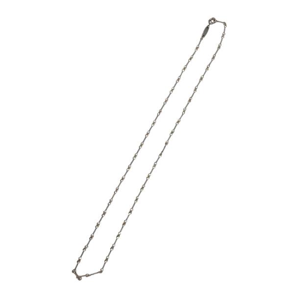 【値下げ】EIKI SUGAYA 「Twist SV×K18 Mix Chain 50cm」 チェーンネックレス シルバー×ゴールド (渋谷店)