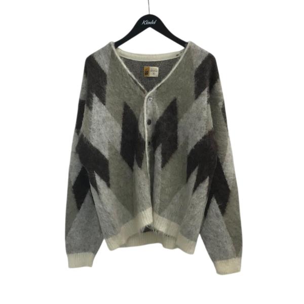 値下げ】SAINT MICHAEL 25AW 「KNIT CARDIGAN」 アーガイルモヘア