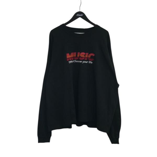 DAIRIKU（ダイリク） 「MUSIC Tee」 長袖Tシャツ 23AW C9 ブラック