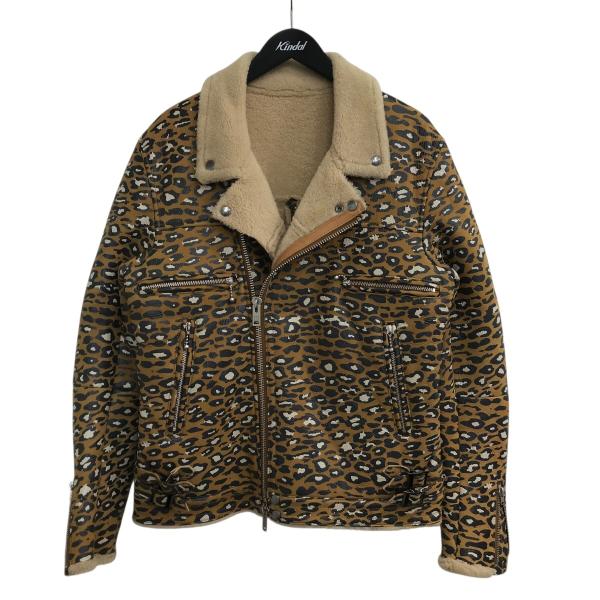 UNDERCOVER（アンダーカバー） レオパード柄ムートンライダース 