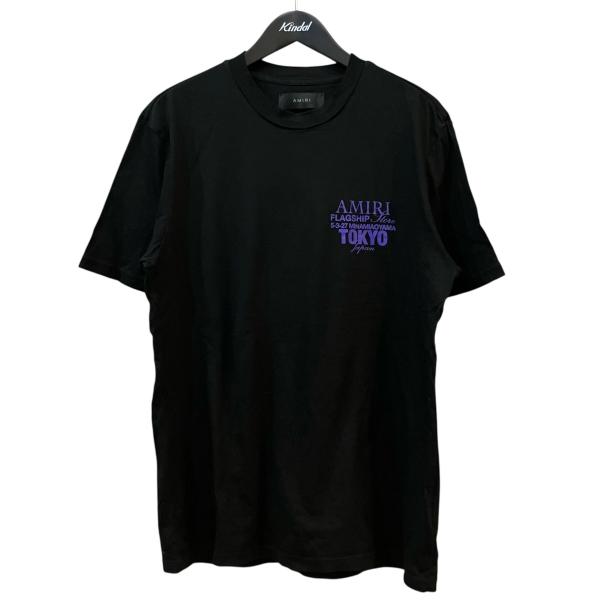 AMIRI ブラック TシャツLサイズ 値下げ可 AMIRI（アミリ） プリントTシャツ ブラック×パープル サイズ：S