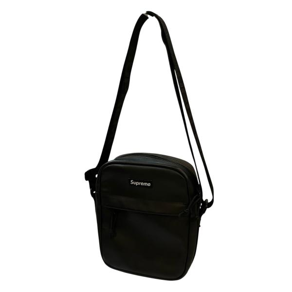 Supreme（シュプリーム） レザーショルダーバッグ ブラック