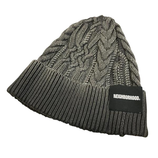 NEIGHBORHOOD（ネイバーフッド） 「WASHED CABLE BEANIE」 ウオッシュ