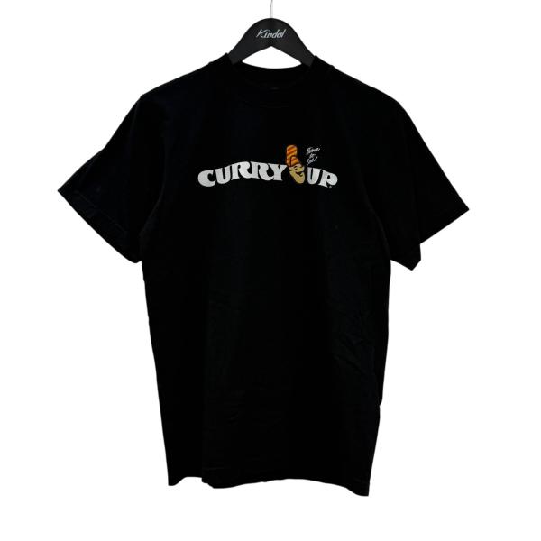 ユニオン×カリーアップ UNION×CURRY UP プリントTシャツ ブラック サイズ：1
