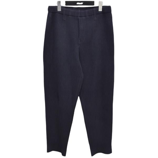 オムプリッセ　イッセイミヤケ　定番ネイビープリーツパンツ【サイズ１】 PLEATS BOTTOMS 1 – isseymiyake.com