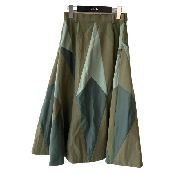 アンリアレイジ オリーブグリーン ナイロンスカート 【公式通販】