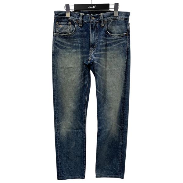 RRL スリムフィットデニム32/32　ダークブルー　新品未使用品 RRL(ダブルアールエル) デニムパンツ SUN BLEACHED LEE SLIM FIT