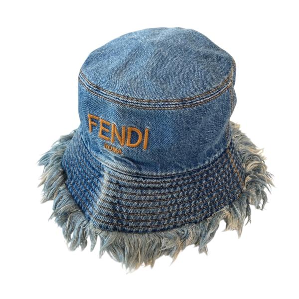 FENDI フェンディ バケットハット FXQ963 AN9J インディゴ FENDI フェンディ バケットハット FXQ963 AN9J インディゴ