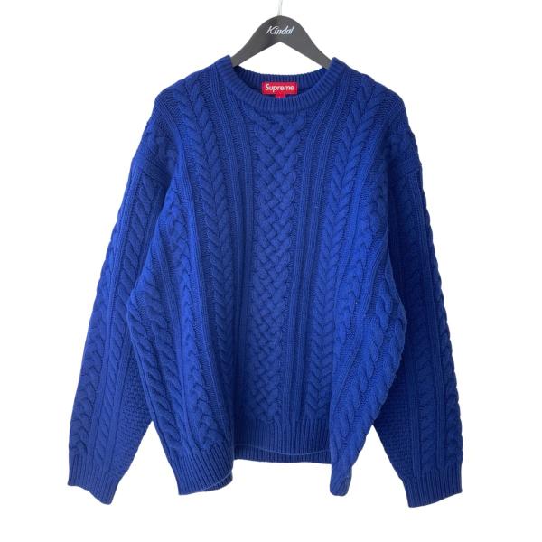 Supreme（シュプリーム） ニットセーター ネイビー サイズ：L