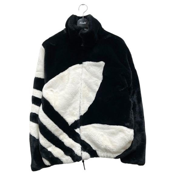 adidas originals★ビッグロゴ★ファージャケット☆希少　XXL adidas（アディダス） ビッグロゴプリント ファージャケット HR3483