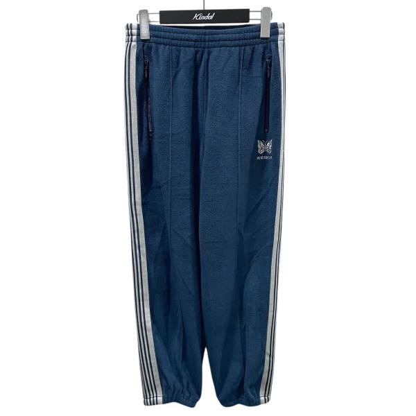 keboz Needles トラックパンツ ストレート ブラウン ブルー ケボズ ニードルズ×ケボズ Needles×KEBOZ 裾ジップフリースイージーパンツ