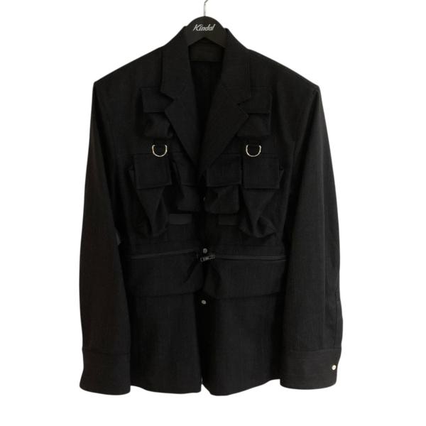 美品　プラダ　ジャケット　ダブル　46R PRADA（プラダ） PRADA Utility Single-breasted jacket ジャケット
