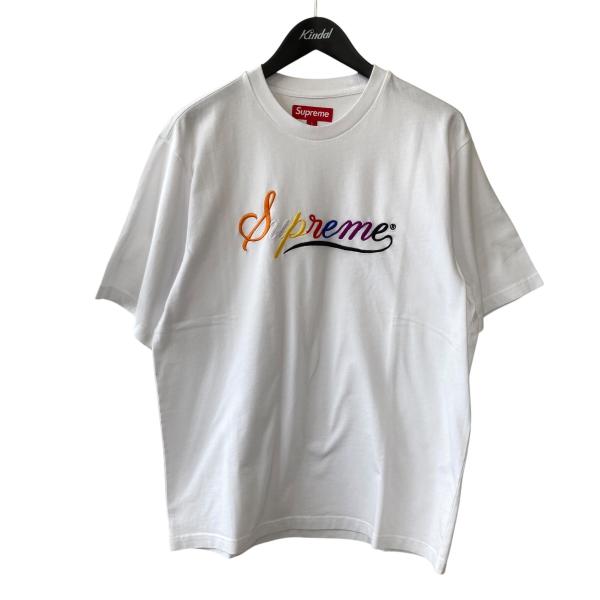 Supreme（シュプリーム） Supreme CURSIVE S S TOP Tシャツ ホワイト
