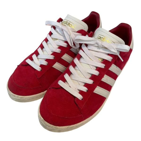 アディダス adidas JABBAR LO ローカットスニーカー JI3431 レッド サイズ：27.5CM