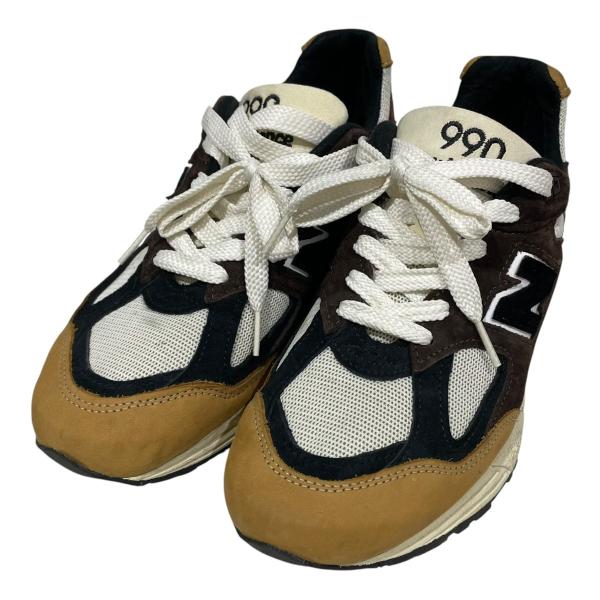ニューバランス NEW BALANCE スニーカー M990BB2 MADE IN USA ブラウン・ベージュ他 サイズ：27.5cm