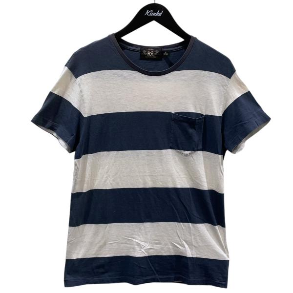 RRL Ralph Lauren（ダブルアールエル） RRL ワイドボーダー柄ポケットT