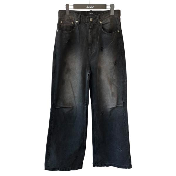 【値下げ】BREATH デニムパンツ br25awp1015 ブラック サイズ：M (心斎橋アメリカ村店)