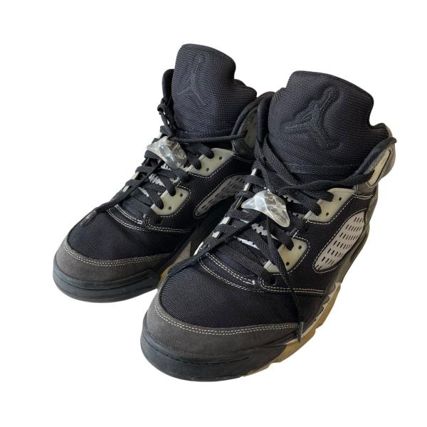 ナイキ NIKE AIR JORDAN 5 ANTHRACITE ハイカットスニーカー DB0731-001 ブラック サイズ：30cm
