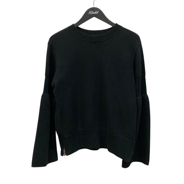 な*か様 49 【美品】sacai サイドジップ スウェット 黒 2 プルオーバ sacai（サカイ） サイドジップスウェット 1602905 ブラック サイズ：2
