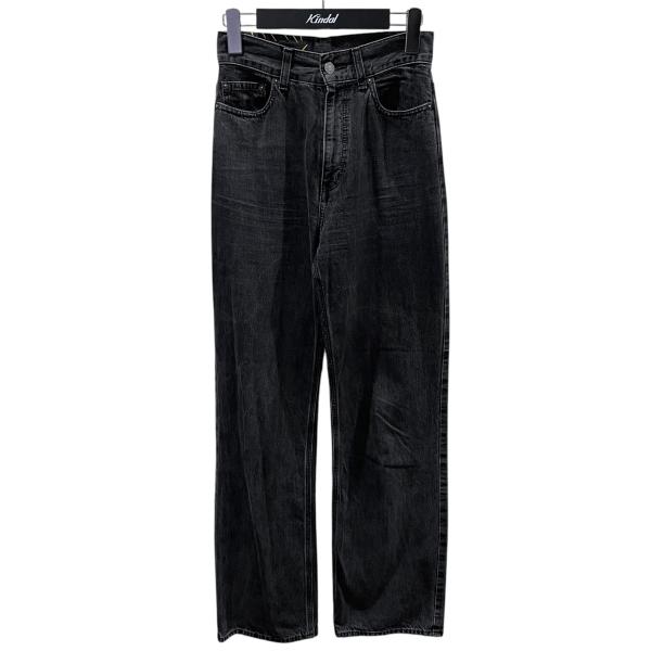 【値下げ】R．H．Vintage ハイウエストデニムパンツ 3010600461 ブラック サイズ：23 (四ツ橋北堀江店)