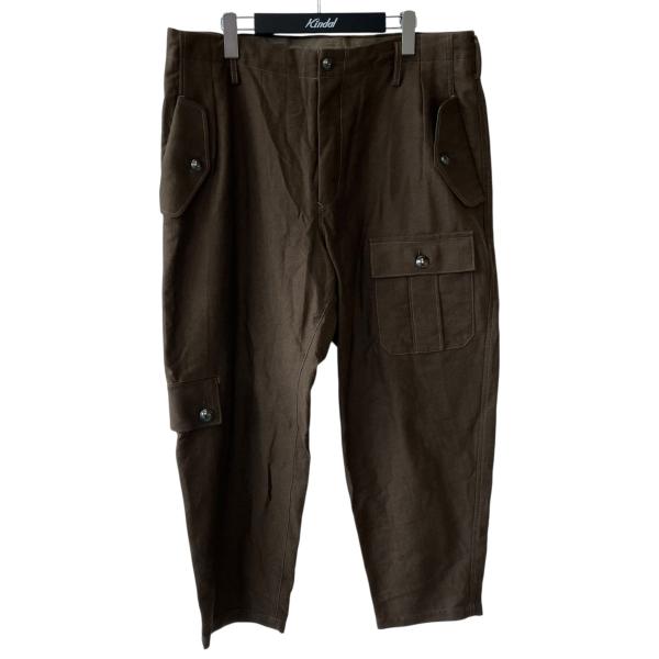 グラウンドワイ GROUND Y 25AW カーゴパンツ GL-P18-015 カーキ サイズ：3