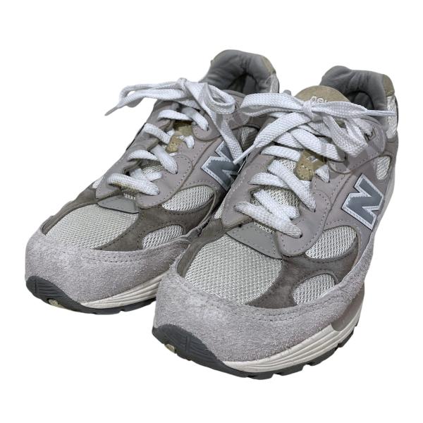 ニューバランス NEW BALANCE スニーカー U992MM MADE IN USA オフホワイト・グレー サイズ：27cm