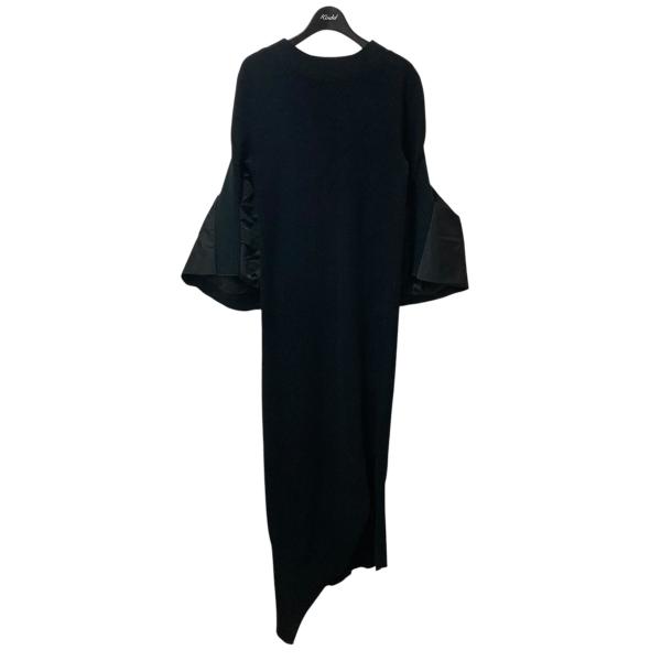 sacai サカイ ニットワンピース 23-06676 ブラック サイズ：1
