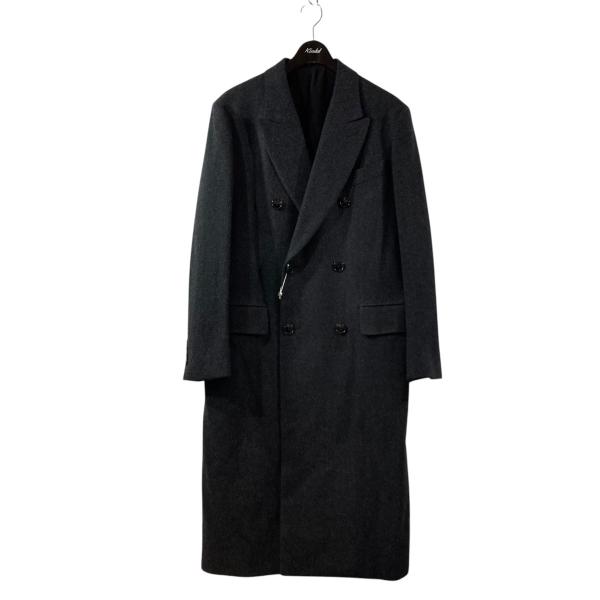 CLAY COMOLI ウールヘリンボーン ダブルチェスターコート 3 kindal_8004001363609