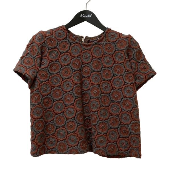 AD2021 コムデギャルソン ドッキング半袖ニット ラメ レース ベルト AD2021 コムデギャルソン ドッキング半袖ニット ラメ レース ベルト