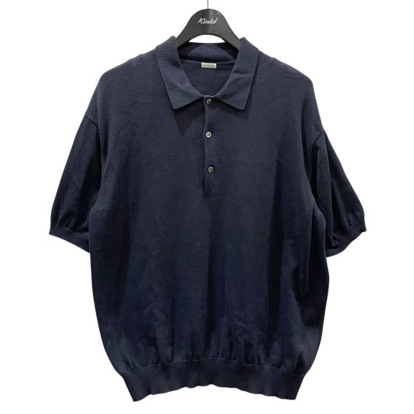 アプレッセ A．PRESSE 24SS 半袖ニットポロシャツ Cotton Knit S／S