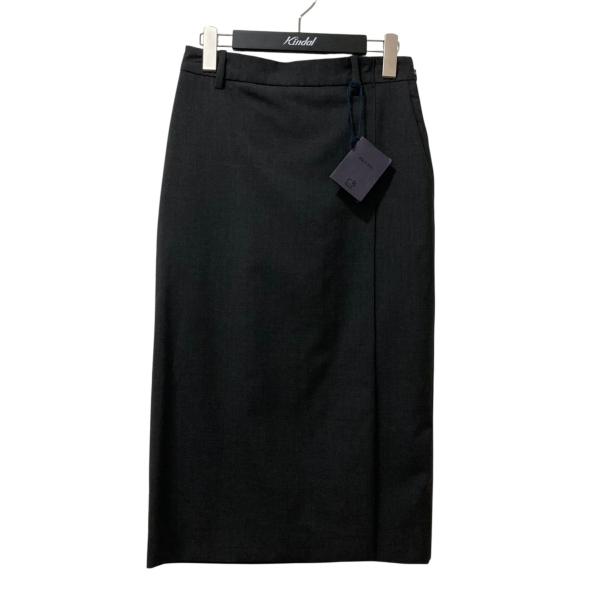 PRADA プラダブラック レザー タイトスカート 38 PRADA（プラダ） 【値下げ】PRADA タイトスカート DNA943 グレー