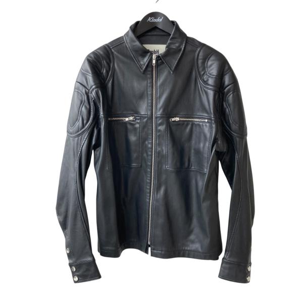 値下げ】GmbH レザージャケット AW21YASUF ブラック サイズ：M (心斎橋