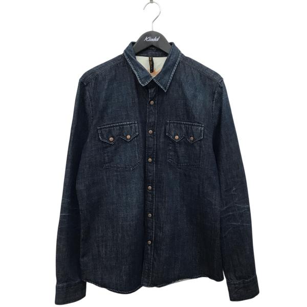 Nudie Jeans（ヌーディージーンズ） デニムシャツ ブルー サイズ：L