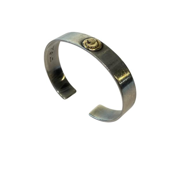 タディ&キング tady&king 平打ちバングルウルフ TADY&KING[ORDER ITEM]平打ちバングルK18ウルフ アラベスク 特注