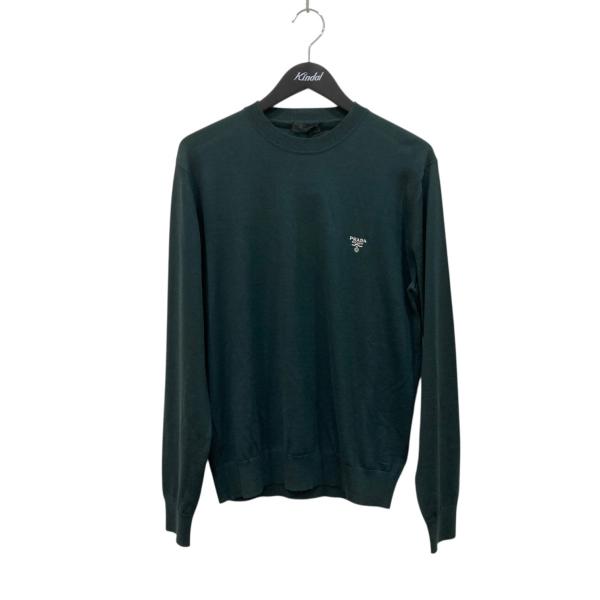 PRADA（プラダ） クルーネックニット UMB264 グリーン サイズ：46