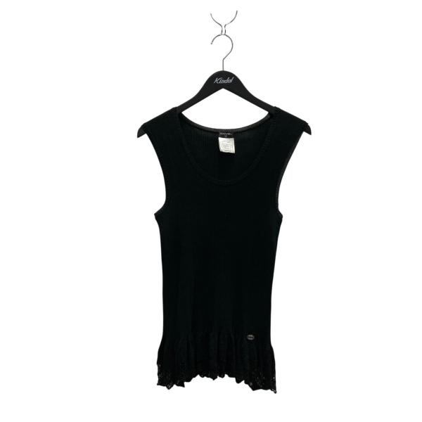 CHANEL（シャネル） ノースリーブニット P28460K00111 ブラック サイズ