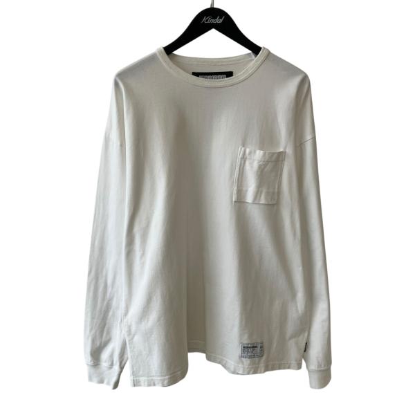 NEIGHBORHOOD（ネイバーフッド） 長袖Tシャツ 252FPNH-CSM08 ホワイト