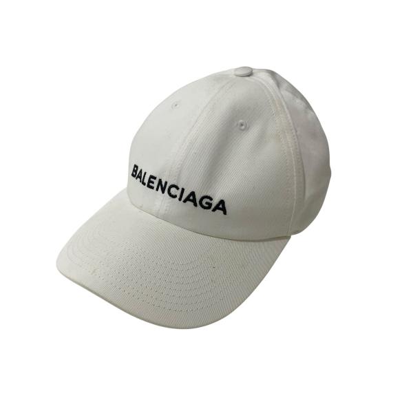 バレンシアガ　キャップ　白　Ｌ　５８cm BALENCIAGA（バレンシアガ） キャップ 452245 ホワイト サイズ：58