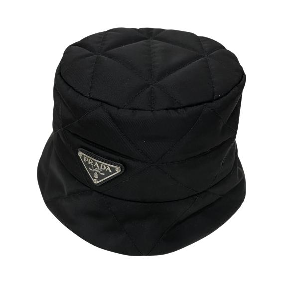 PRADA（プラダ） ナイロンハット 1HC325 ブラック サイズ：M