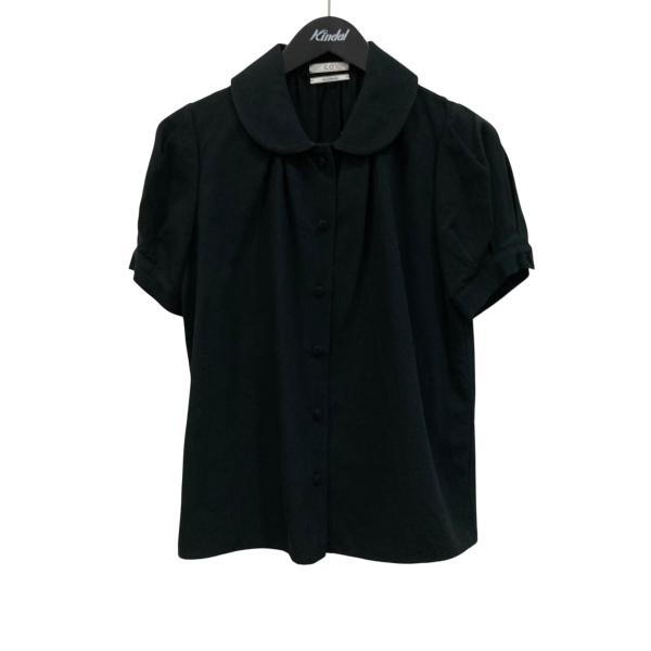 【値下げ】CO- 半袖ブラウス 2724TIECA18 ブラック サイズ：XS (堀江店)
