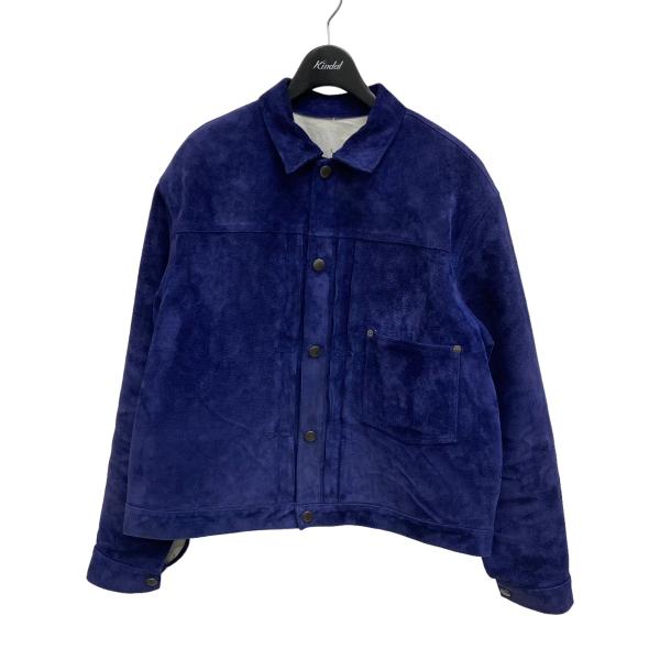 ウル URU 22AW GARDEN別注 スウェードトラッカージャケット レザー